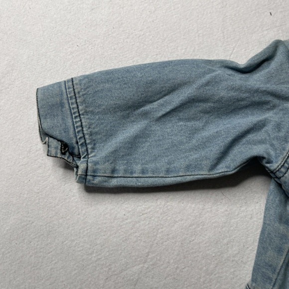 Born to Ride Denim toddler 3T jacket Biker blue jean jacket Go Baby Tag - Picture 13 of 16